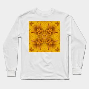 DANCE in 4. BLOOMİNG GOLD floral fantasy pattern and design Long Sleeve T-Shirt